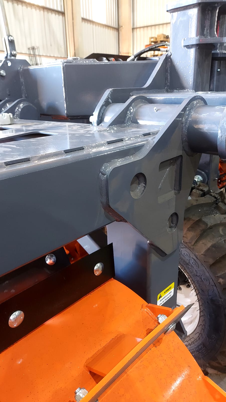 Detalhe estrutural do equipamento Vantech